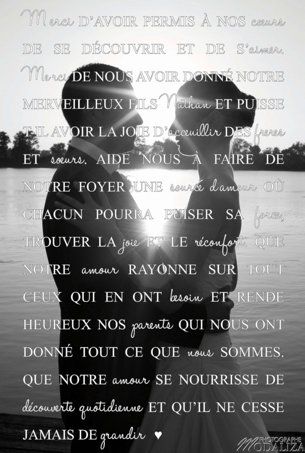 Voeux mariage couple mariés by modaliza photographe