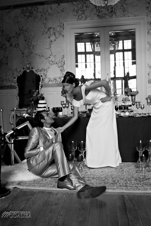 photo mode inspiration mariage decoration argent noir violet wedding bride mariée marié groom soumis baroque rock fashion chateau grenade castle gironde by modaliza-0605