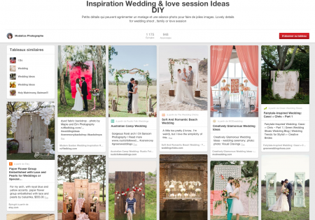 Pinterest modaliza photographe inspiration idées conseils mariage love session