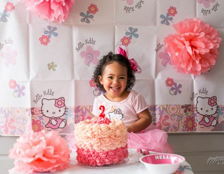 Cake smash Hello Kitty birthday
