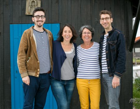 Cadeau portrait famille au port de Gujan mestras