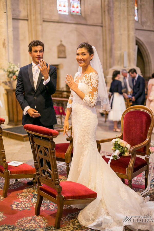 photo mariage wedding robe dentelle eglise church cathedrale bazas gironde by modaliza photographe-200