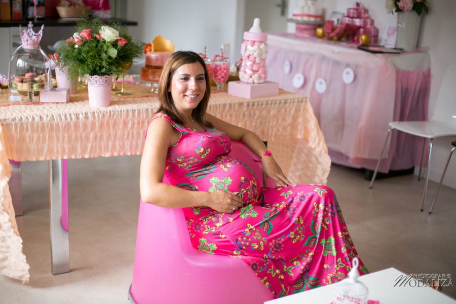 photo baby shower corail rose pink coral baby girl pregnancy enceinte by modaliza photographe-26