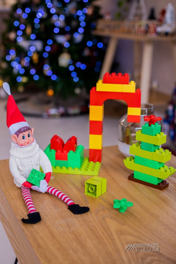 lutin de noel farceur elf on shelf idee blague lego by modaliza blog famille-28