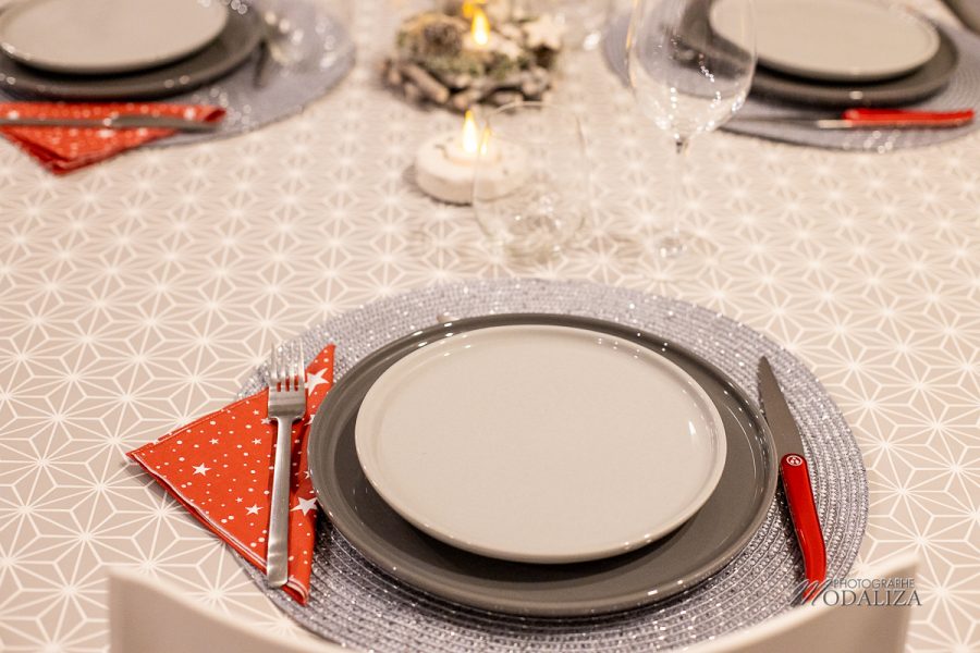 decoration de table fetes de noel reveillon gris rouge by modaliza photo-3