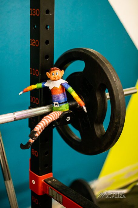 lutin de noel farceur musculation