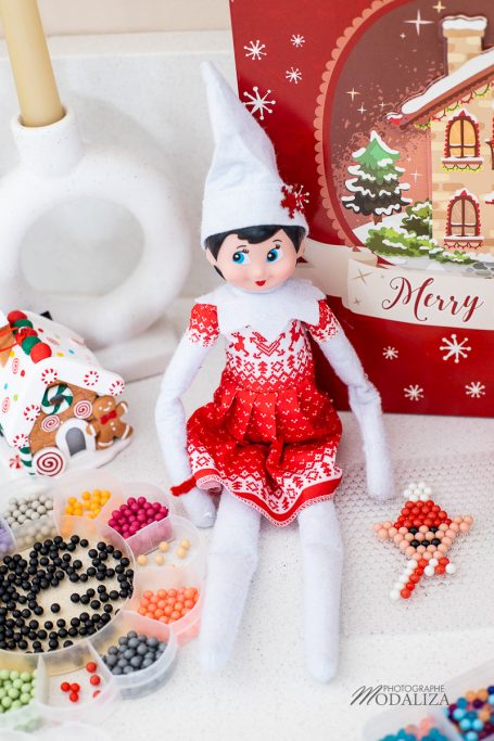 lutin de noel farceur billes a repasser