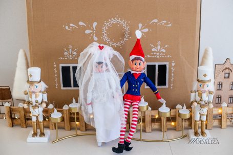 lutin de noel mariage robe de mariee
