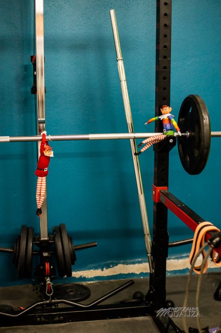lutin de noel farceur salle de musculation