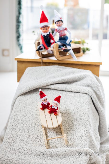 lutin de noel farce luge