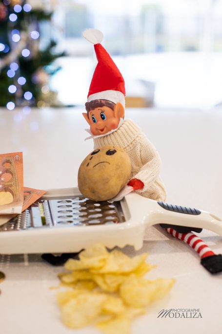 lutin de noel betise rappe patate chips