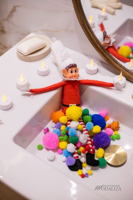 lutin de noel farceur spa jacuzzi