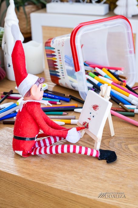 lutin de noel farceur artiste