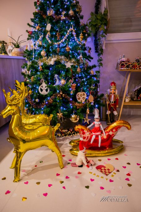 lutin de noel demande mariage traineau rennes