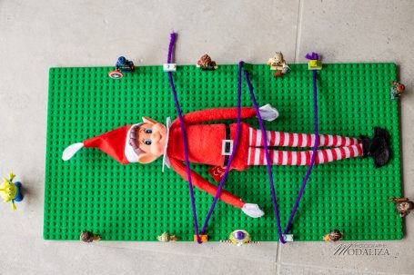 lutin de noel farceur attaché