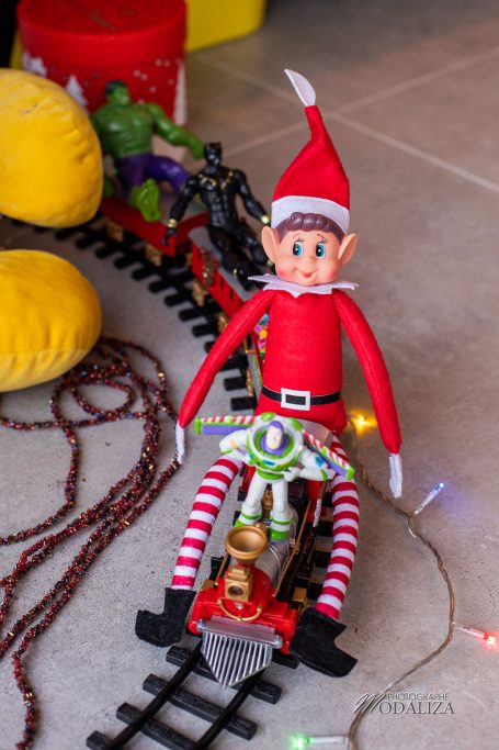 lutin de noel farceur petit train