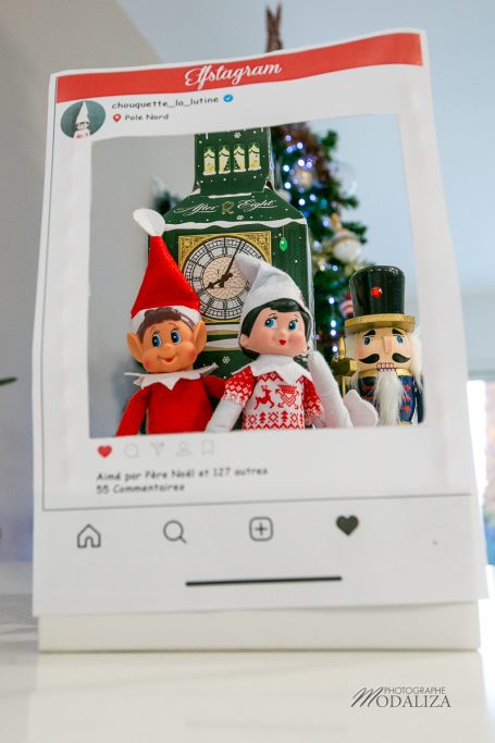 lutin de noel elfstagram printable