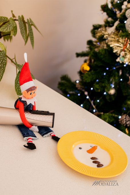 lutin de noel farceur Olaf fondu