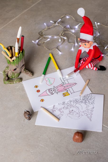 lutin de noel farceur coloriage